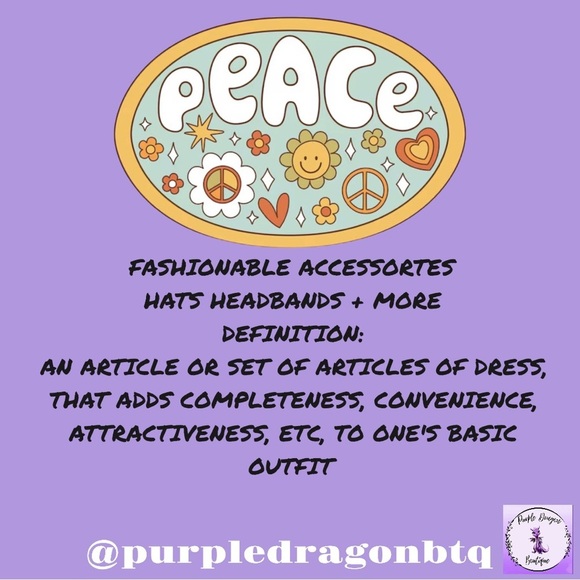 ACCESSORIES (BELTS, SUNGLASSES, LIGHTWEIGHT SCARVES  HATS, HAIR ITEMS & … - Picture 2 of 2